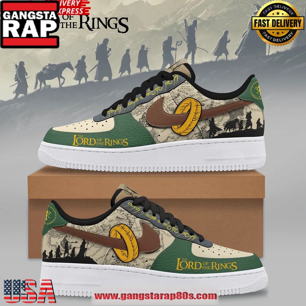 Lord of the Rings Limited Edition Air Force 1 Sneakers Shoes Lord of the Rings Limited Edition Air Force 1 Sneakers Shoes
