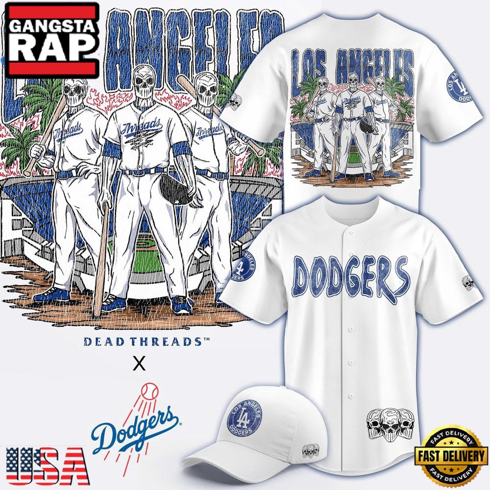 Los Angeles Dodgers Dead Threads Limited Premium Edition Baseball Jersey Los Angeles Dodgers Dead Threads Limited Premium Edition Baseball Jersey