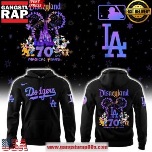 Los Angeles Dodgers x Disneyland 70th Magical Year Special Unisex Hoodie
