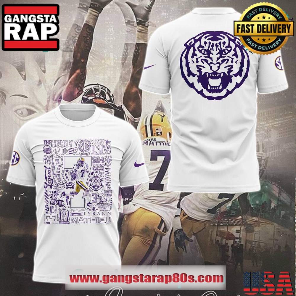 LSU Tigers x The Honey Badger 2025 Special T Shirt LSU Tigers x The Honey Badger 2025 Special T Shirt