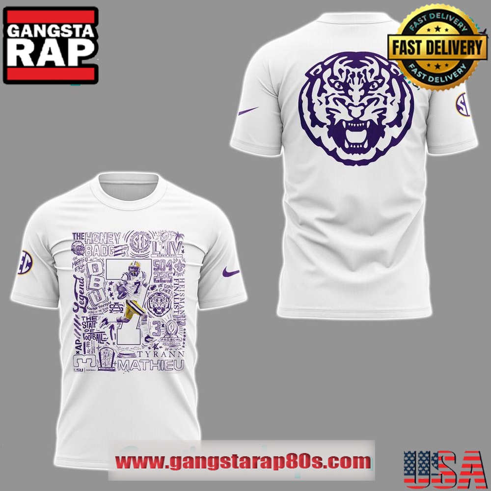 LSU Tigers x The Honey Badger 2025 Special T Shirt LSU Tigers x The Honey Badger 2025 Special T Shirt