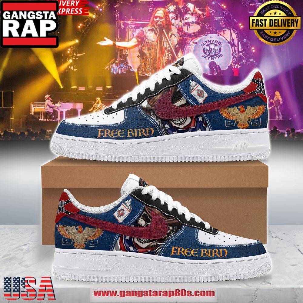 Lynyrd Skynyrd Free Bird Limited Edition Air Force 1 Shoes Running Sneakers Lynyrd Skynyrd Free Bird Limited Edition Air Force 1 Shoes Running Sneakers