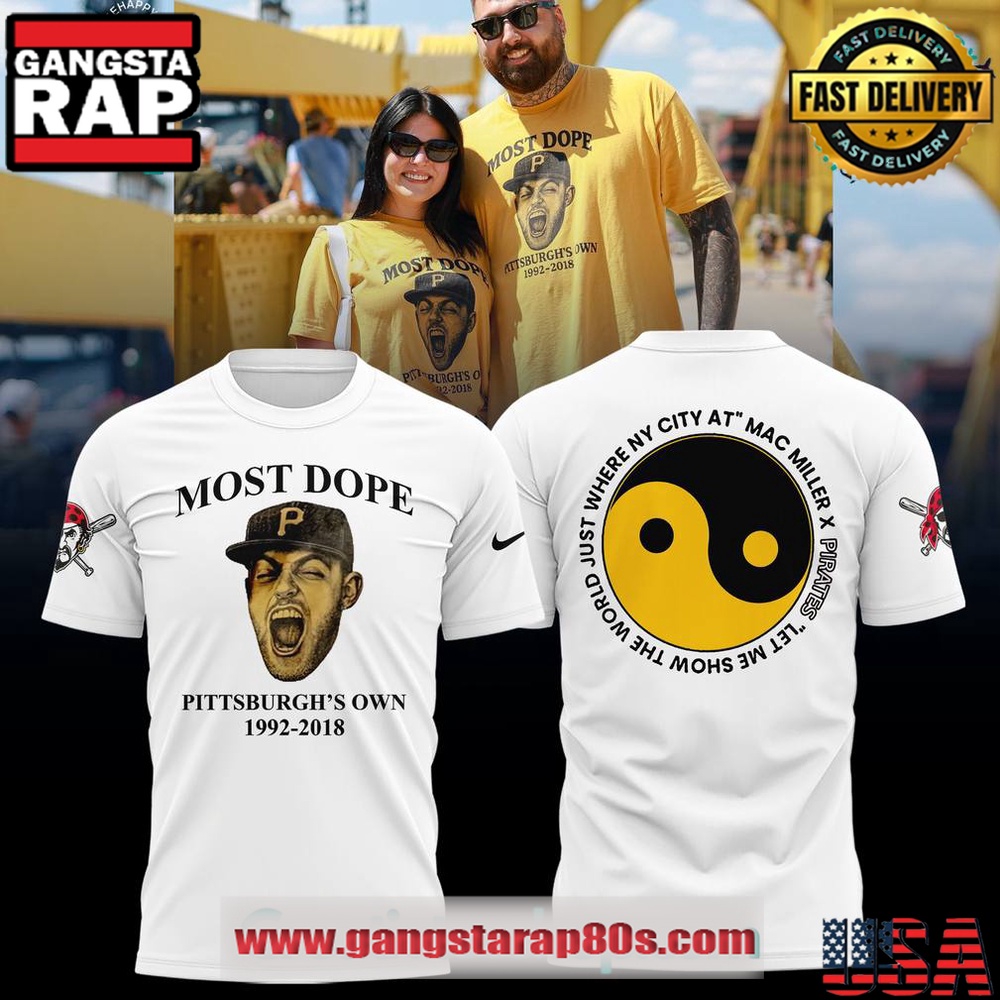 Mac Miller x Pittsburgh Most Own Limited Edition T Shirt Mac Miller x Pittsburgh Most Own Limited Edition T Shirt
