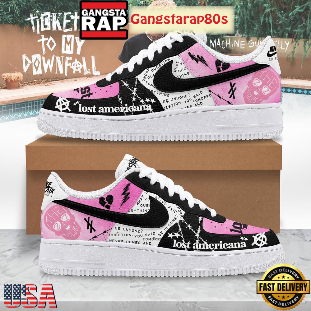 Machine Gun Kelly Tickets To My Downfall Air Force 1 Sneakers Shoes Shoes Machine Gun Kelly Tickets To My Downfall Air Force 1 Sneakers Shoes Shoes