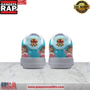 Mariah Carey Queen Of Christmas Limited Edition Air Force 1 Running Sneakers Shoes