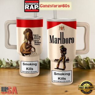 Marlboro Smoking Kills Tumbler Cup 40oz