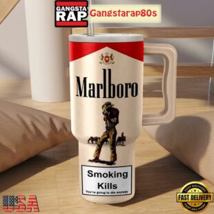 Marlboro Smoking Kills Tumbler Cup 40oz