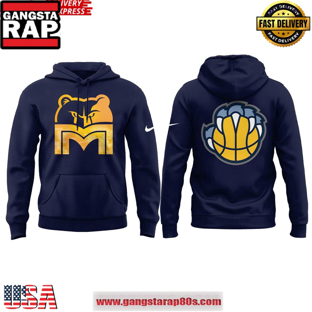 Memphis Grizzlies Playoff Pick Em 2025 Navy Unisex Hoodie Memphis Grizzlies Playoff Pick Em 2025 Navy Unisex Hoodie