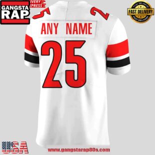 Men's Louisville Cardinals New Season 2025 White Custom Football Jersey