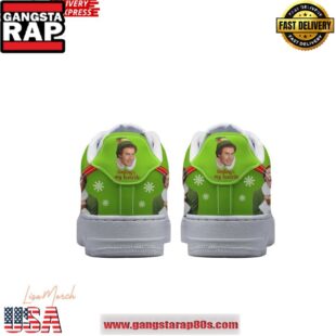 Merry Elfmas Holiday Special Edition Air Force 1 Running Sneakers