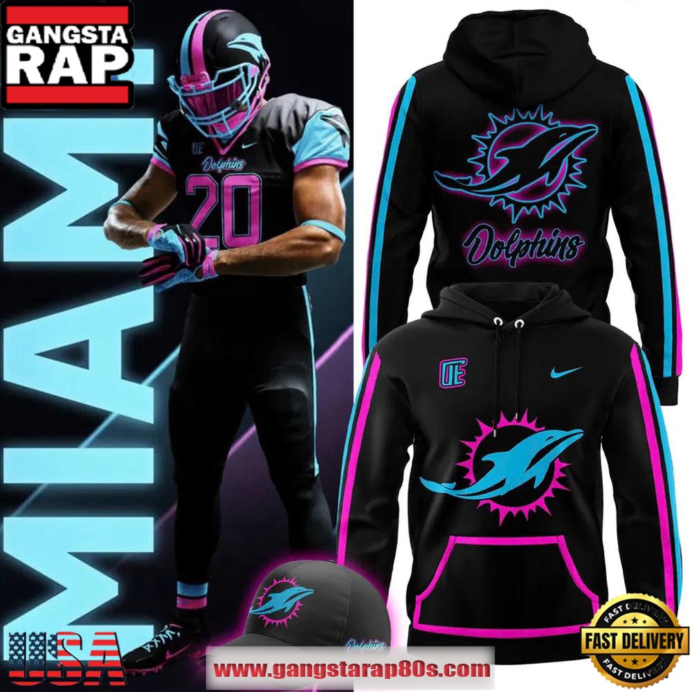 Miami Dolphins Miami Vice 2025 NFL Rivalries Special Edition Unisex Hoodie Miami Dolphins Miami Vice 2025 NFL Rivalries Special Edition Unisex Hoodie