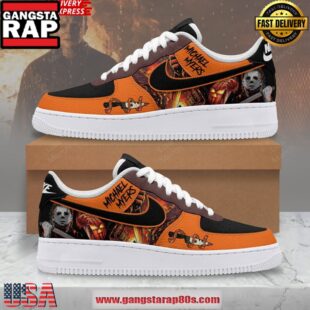 Michael Myers Horror Limited Edition Nike Air Force 1 Running Sneakers Shoes
