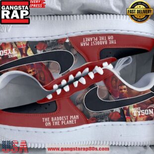 Mike Tyson Special Edition Air Force 1 Running Sneakers Shoes