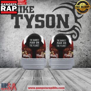 Mike Tyson Special Edition Air Force 1 Running Sneakers Shoes