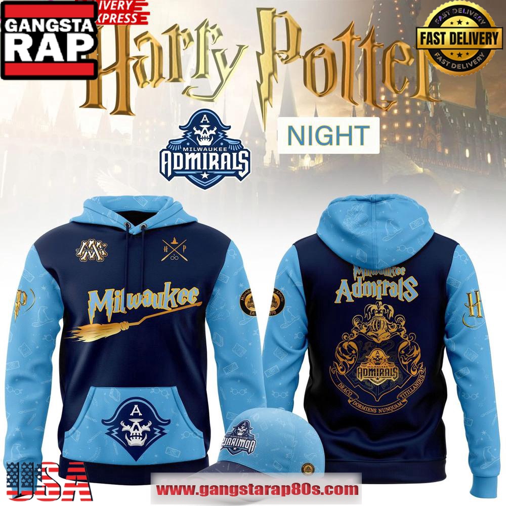 Milwaukee Admirals x Harry Potter Night 2025 Unisex Hoodie Milwaukee Admirals x Harry Potter Night 2025 Unisex Hoodie