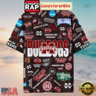 Mississippi State Bulldogs Solgan This Is Our State True Fan Spirit Custom Name Aloha Hawaiian Shirt