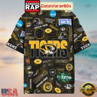 Missouri Tigers Solgan Mizzou Rah True Fan Spirit Custom Name Aloha Hawaiian Shirt