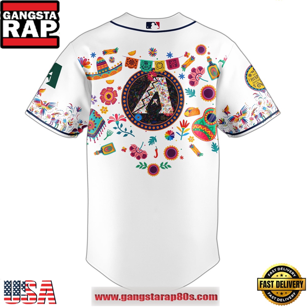 MLB Arizona Diamondbacks X Hispanic Heritage Special Edition Baseball Jersey MLB Arizona Diamondbacks X Hispanic Heritage Special Edition Baseball Jersey