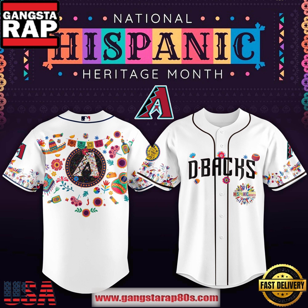 MLB Arizona Diamondbacks X Hispanic Heritage Special Edition Baseball Jersey MLB Arizona Diamondbacks X Hispanic Heritage Special Edition Baseball Jersey