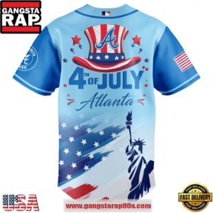 MLB Atlanta Braves X Independence Day Special Edition Baseball Jersey
