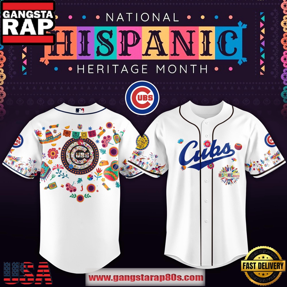 MLB Chicago Cubs X Hispanic Heritage Special Edition Baseball Jersey MLB Chicago Cubs X Hispanic Heritage Special Edition Baseball Jersey