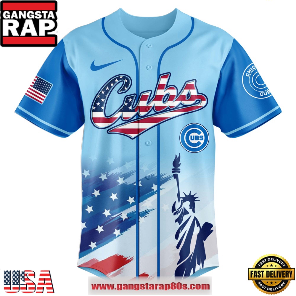 MLB Chicago Cubs X Independence Day Special Edition Baseball Jersey MLB Chicago Cubs X Independence Day Special Edition Baseball Jersey