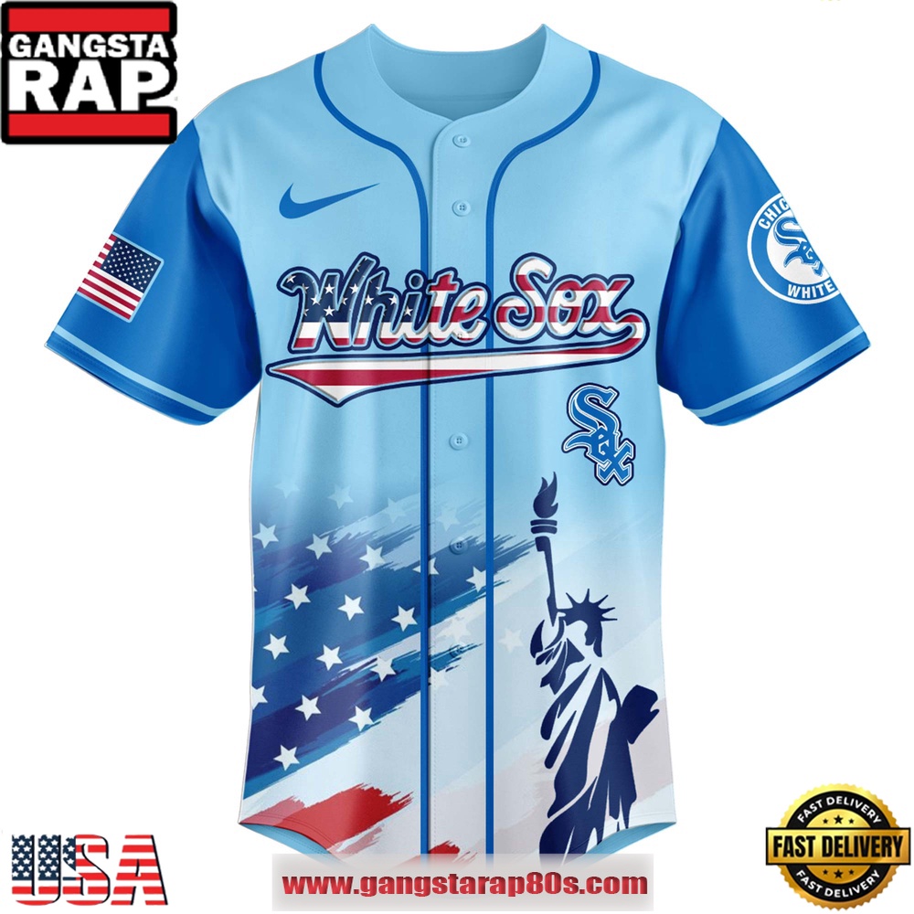 MLB Chicago White Sox X Independence Day Special Edition Baseball Jersey MLB Chicago White Sox X Independence Day Special Edition Baseball Jersey