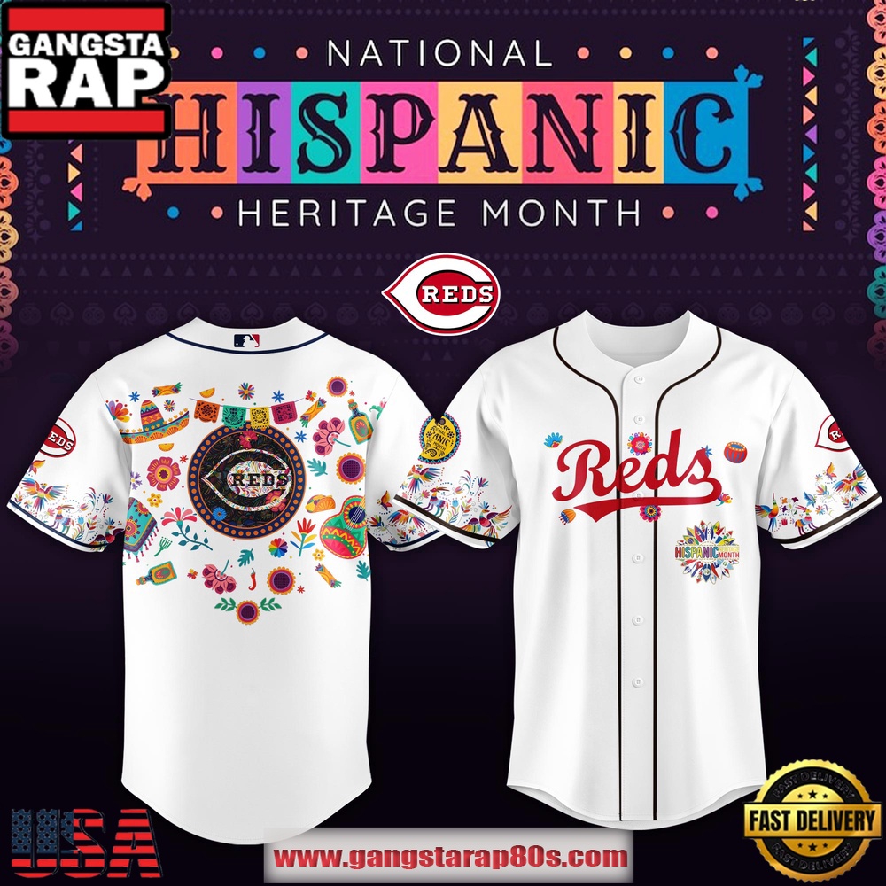 MLB Cincinnati Reds X Hispanic Heritage Special Edition Baseball Jersey MLB Cincinnati Reds X Hispanic Heritage Special Edition Baseball Jersey