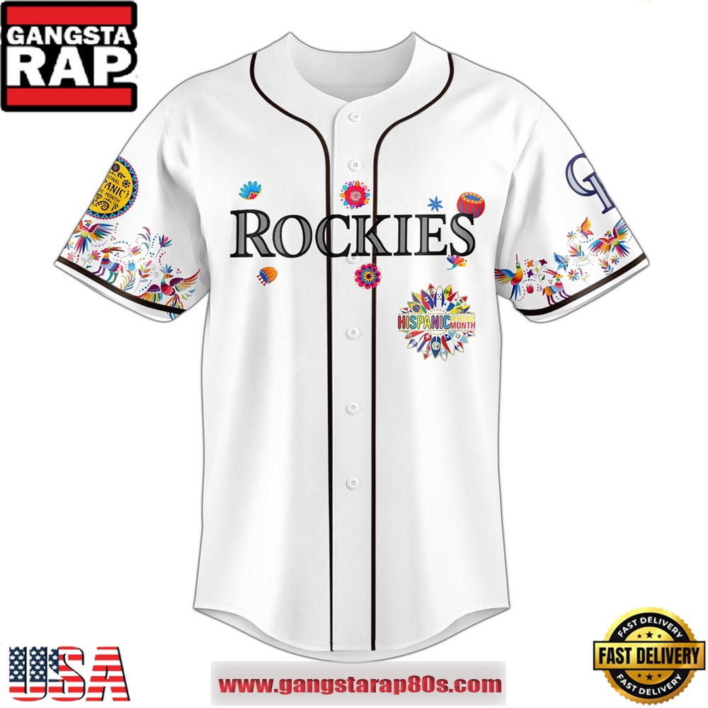 MLB Colorado Rockies X Hispanic Heritage Special Edition Baseball Jersey