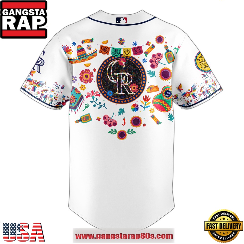 MLB Colorado Rockies X Hispanic Heritage Special Edition Baseball Jersey
