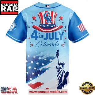 MLB Colorado Rockies X Independence Day Special Edition Baseball Jersey