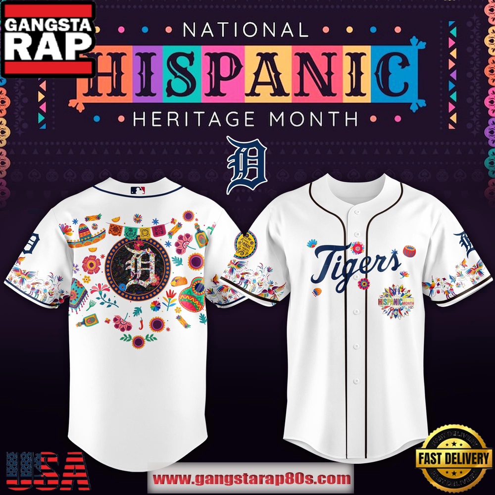 MLB Detroit Tigers X Hispanic Heritage Special Edition Baseball Jersey MLB Detroit Tigers X Hispanic Heritage Special Edition Baseball Jersey
