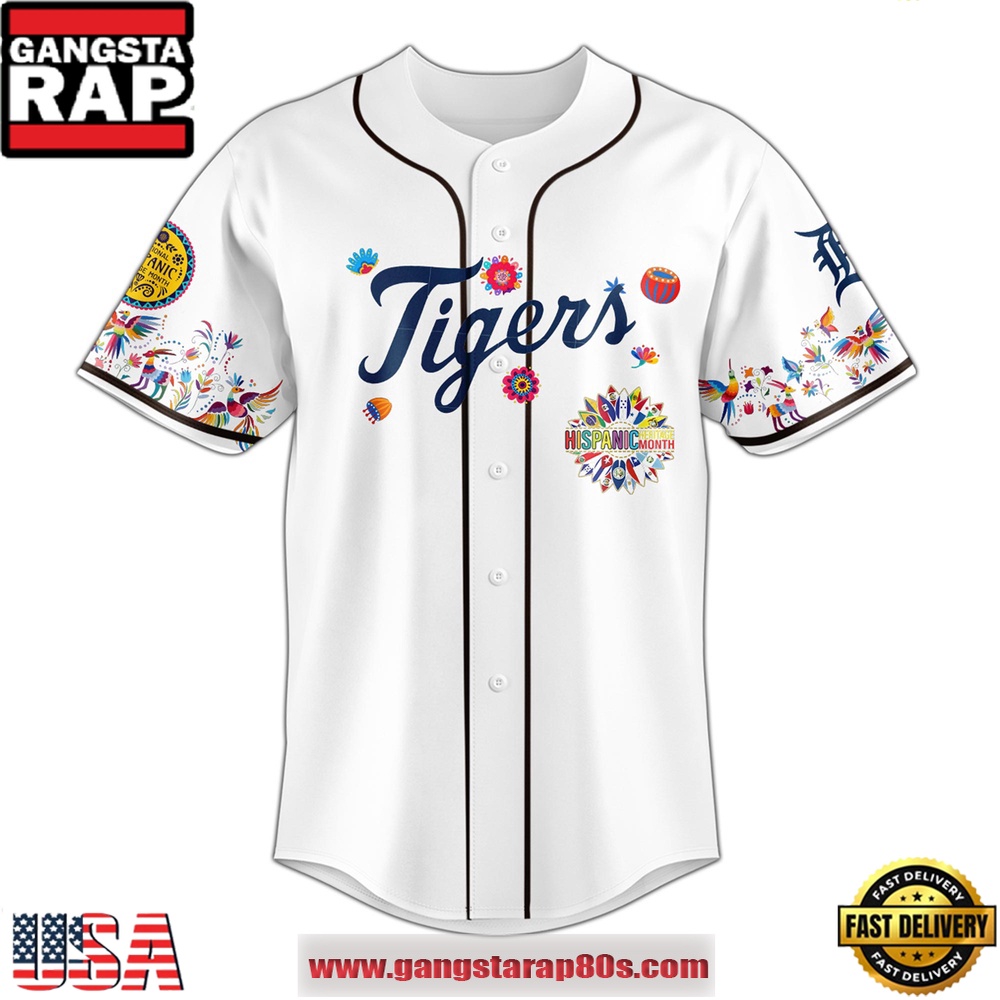 MLB Detroit Tigers X Hispanic Heritage Special Edition Baseball Jersey MLB Detroit Tigers X Hispanic Heritage Special Edition Baseball Jersey