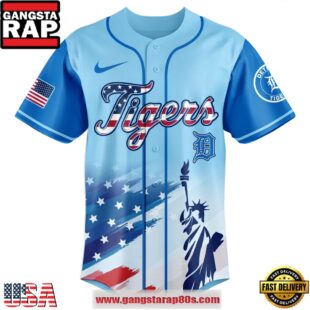 MLB Detroit Tigers X Independence Day Special Edition Baseball Jerseys