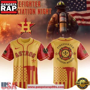 MLB Houston Astros x Firefighter Appreciation Night Special Edition Baseball Jerseys