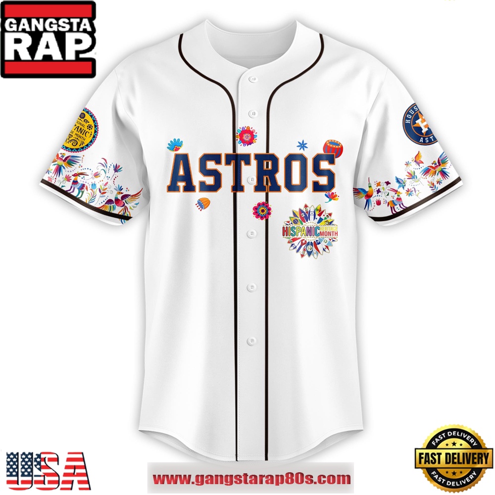 MLB Houston Astros X Hispanic Heritage Special Edition Baseball Jersey MLB Houston Astros X Hispanic Heritage Special Edition Baseball Jersey