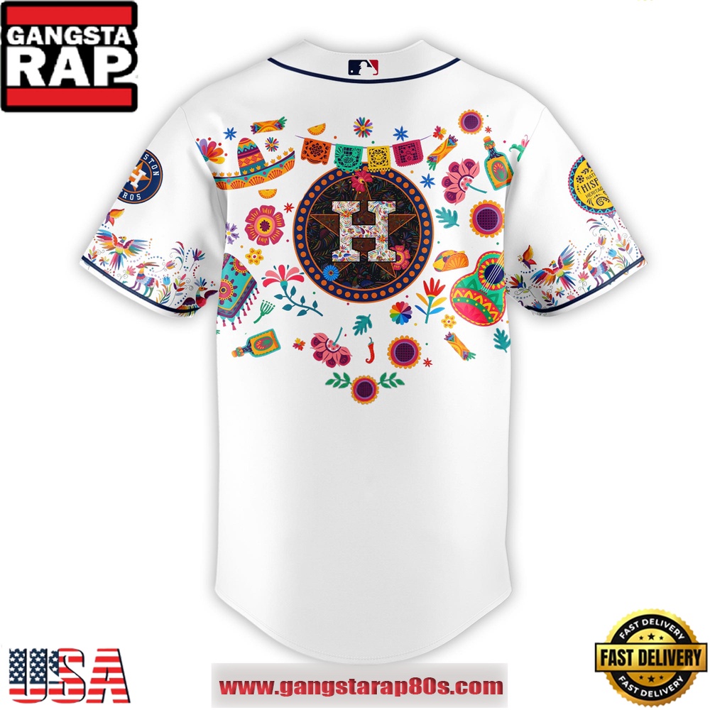 MLB Houston Astros X Hispanic Heritage Special Edition Baseball Jersey MLB Houston Astros X Hispanic Heritage Special Edition Baseball Jersey