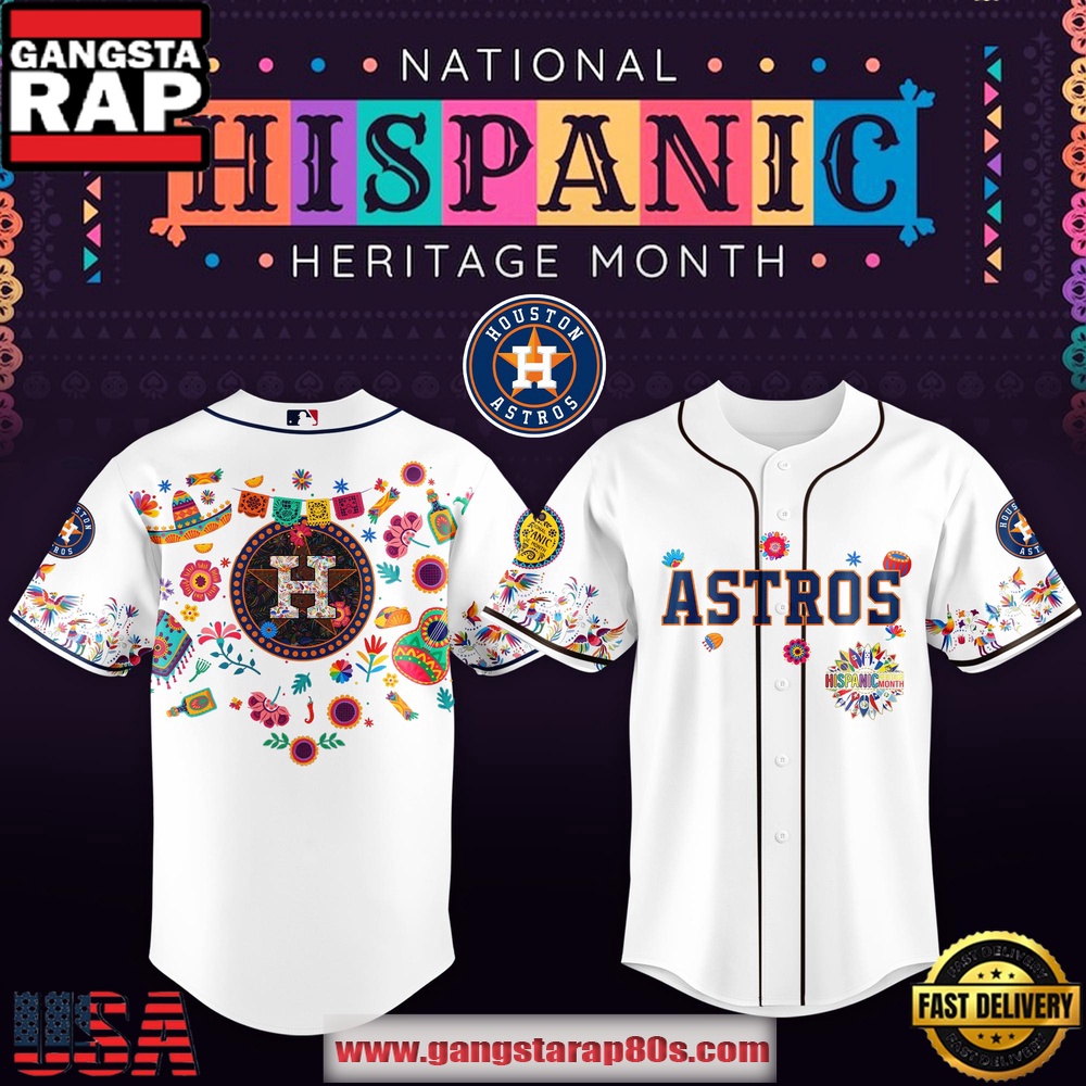 MLB Houston Astros X Hispanic Heritage Special Edition Baseball Jersey MLB Houston Astros X Hispanic Heritage Special Edition Baseball Jersey