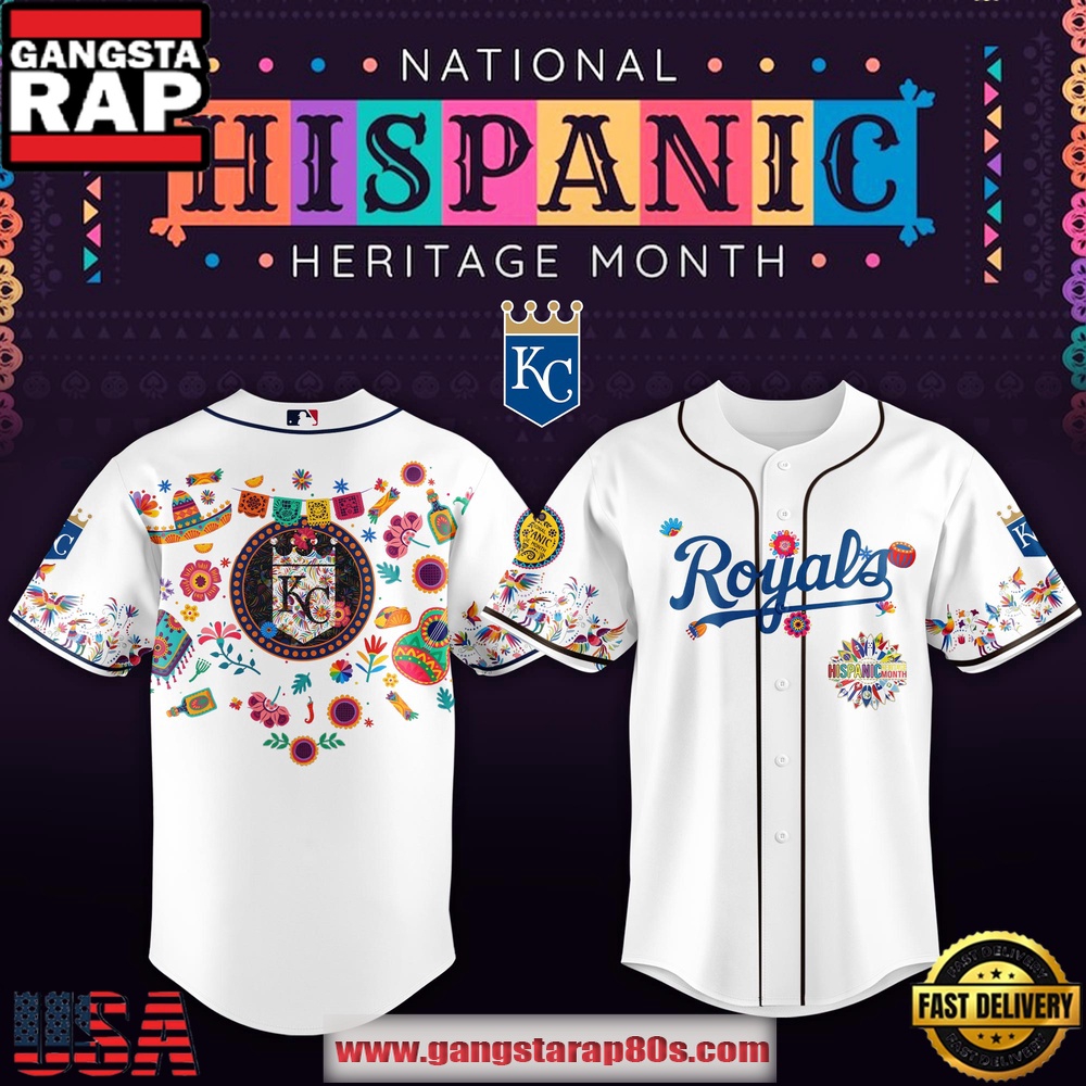 MLB Kansas City Royals X Hispanic Heritage Special Edition Baseball Jersey MLB Kansas City Royals X Hispanic Heritage Special Edition Baseball Jersey