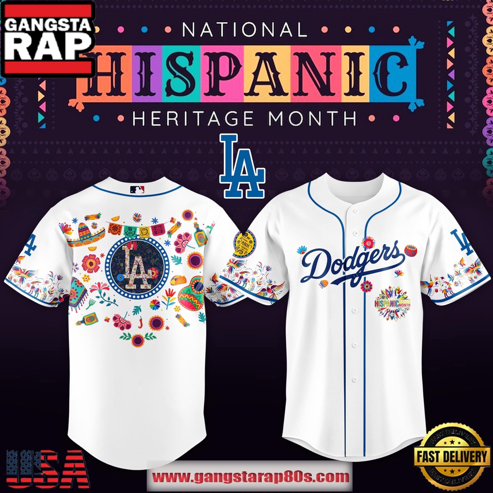 MLB Los Angeles Dodgers X Hispanic Heritage Special Edition Baseball Jersey MLB Los Angeles Dodgers X Hispanic Heritage Special Edition Baseball Jersey
