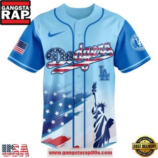 MLB Los Angeles Dodgers X Independence Day Special Edition Baseball Jerseys