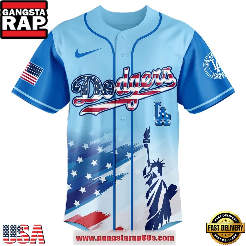MLB Los Angeles Dodgers X Independence Day Special Edition Baseball Jerseys MLB Los Angeles Dodgers X Independence Day Special Edition Baseball Jerseys