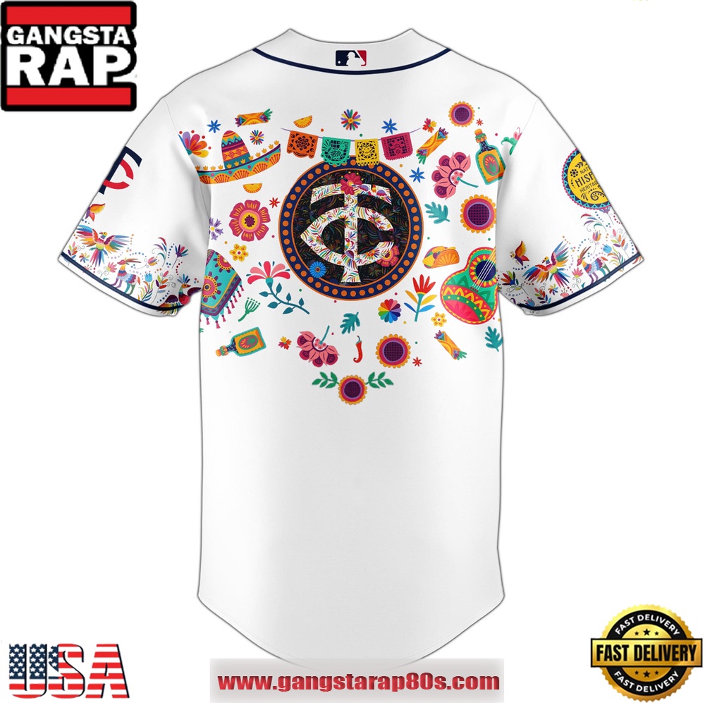 MLB Minnesota Twins X Hispanic Heritage Special Edition Baseball Jersey MLB Minnesota Twins X Hispanic Heritage Special Edition Baseball Jersey
