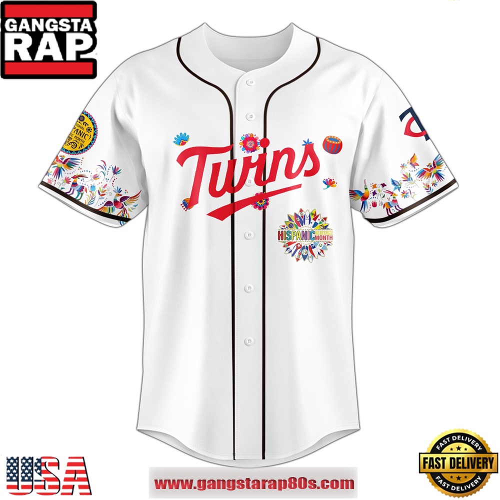 MLB Minnesota Twins X Hispanic Heritage Special Edition Baseball Jersey MLB Minnesota Twins X Hispanic Heritage Special Edition Baseball Jersey