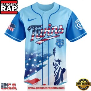 MLB Minnesota Twins X Independence Day Special Edition Baseball Jerseys