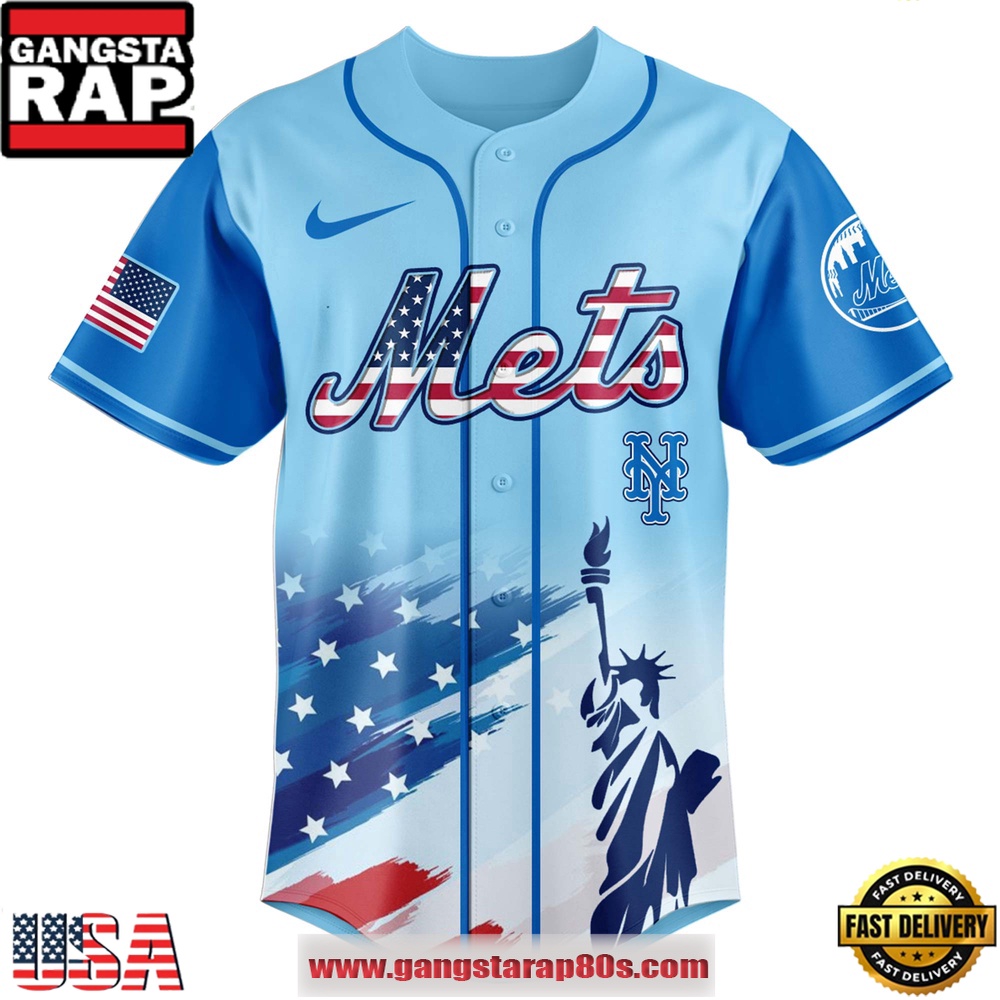 MLB New York Mets X Independence Day Special Edition Baseball Jerseys MLB New York Mets X Independence Day Special Edition Baseball Jerseys