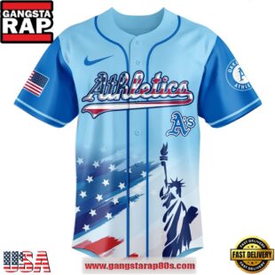 MLB Oakland Athletics X Independence Day Special Edition Baseball Jerseys