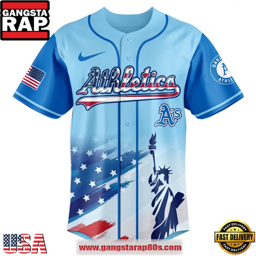 MLB Oakland Athletics X Independence Day Special Edition Baseball Jerseys MLB Oakland Athletics X Independence Day Special Edition Baseball Jerseys