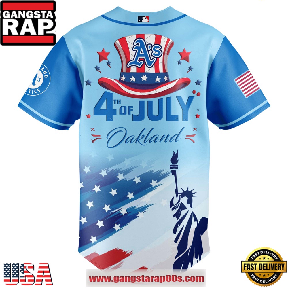 MLB Oakland Athletics X Independence Day Special Edition Baseball Jerseys MLB Oakland Athletics X Independence Day Special Edition Baseball Jerseys