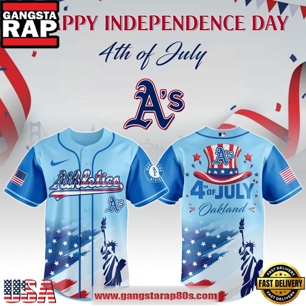 MLB Oakland Athletics X Independence Day Special Edition Baseball Jerseys MLB Oakland Athletics X Independence Day Special Edition Baseball Jerseys